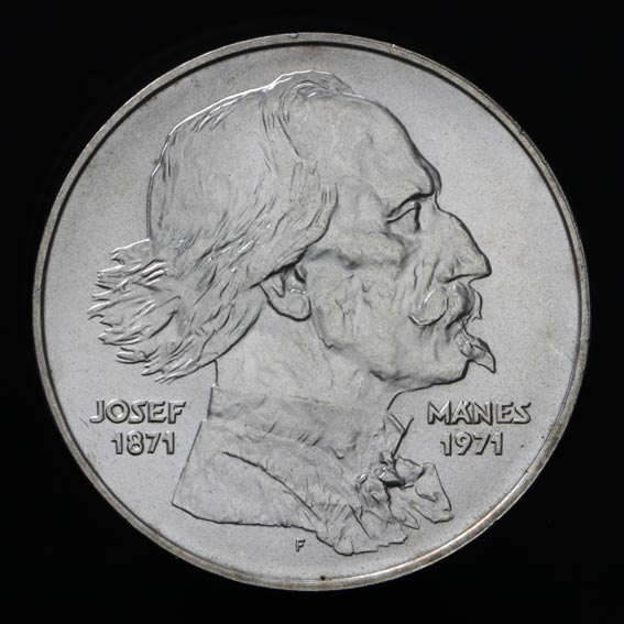 100 Kčs/1971 - Josef Mánes - 100. výročie úmrtia