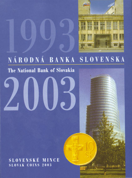 Sada mincí Slovenskej republiky 2003 - 10. výročie NBS