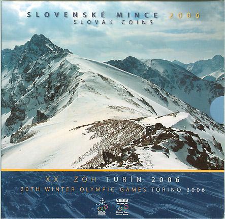 Sada mincí Slovenskej republiky 2006 - XX. ZOH Turín PROOF