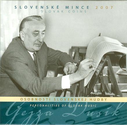 Sada mincí Slovenskej republiky 2007 - Gejza Dusík - Osobnosti slovenskej hudby