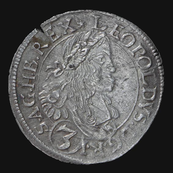 Leopold I. - 3 grajciar 1665 NG