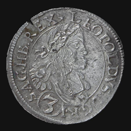 Leopold I. - 3 grajciar 1665 NG