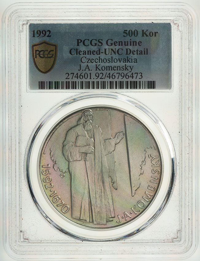 500 Kčs/1992 - J. A. Komenský - 500. výročie narodenia