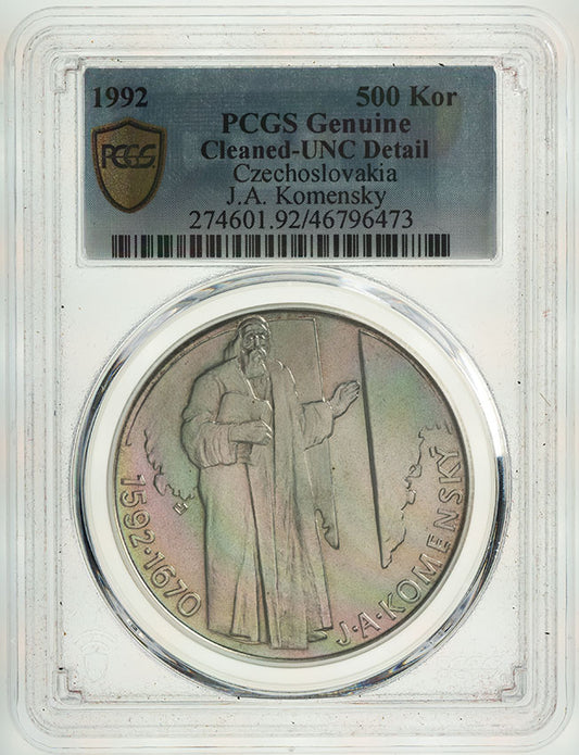 500 Kčs/1992 - J. A. Komenský - 500. výročie narodenia