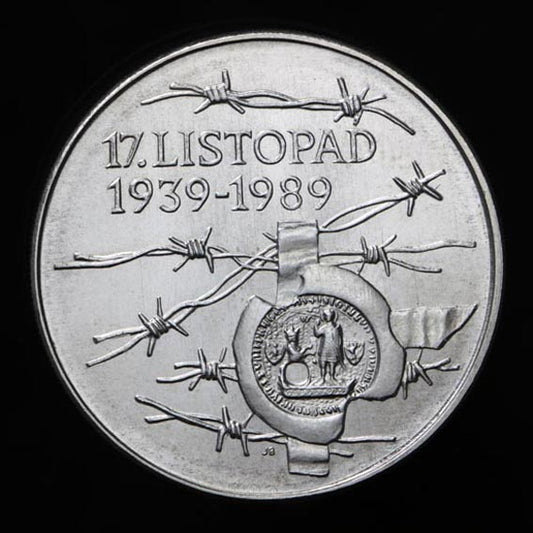 100 Kčs/1989 - 17. november 1939 - 50. výročie