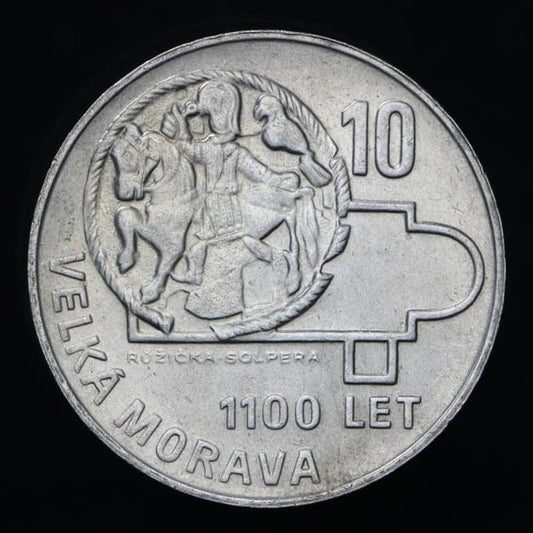 10 Kčs/1966 - Veľká Morava - 1100. výročie