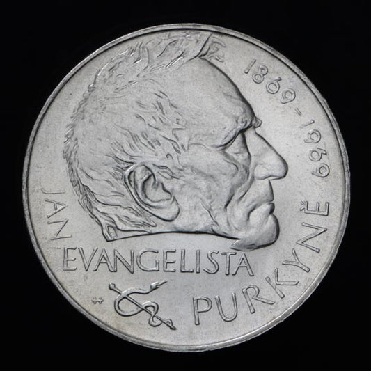 25 Kčs/1969 - J. E. Purkyňe - 100. výročie úmrtia