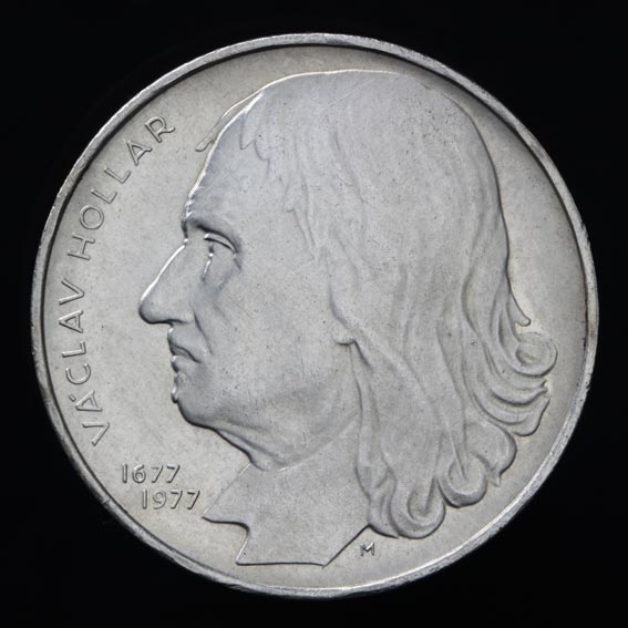 100 Kčs/1977 - Václav Hollar - 300. výročie úmrtia
