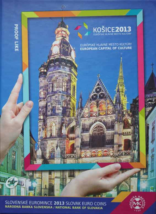Sada mincí Slovenskej republiky 2013 - Košice, Európske hlavné mesto kultúry Proof Like