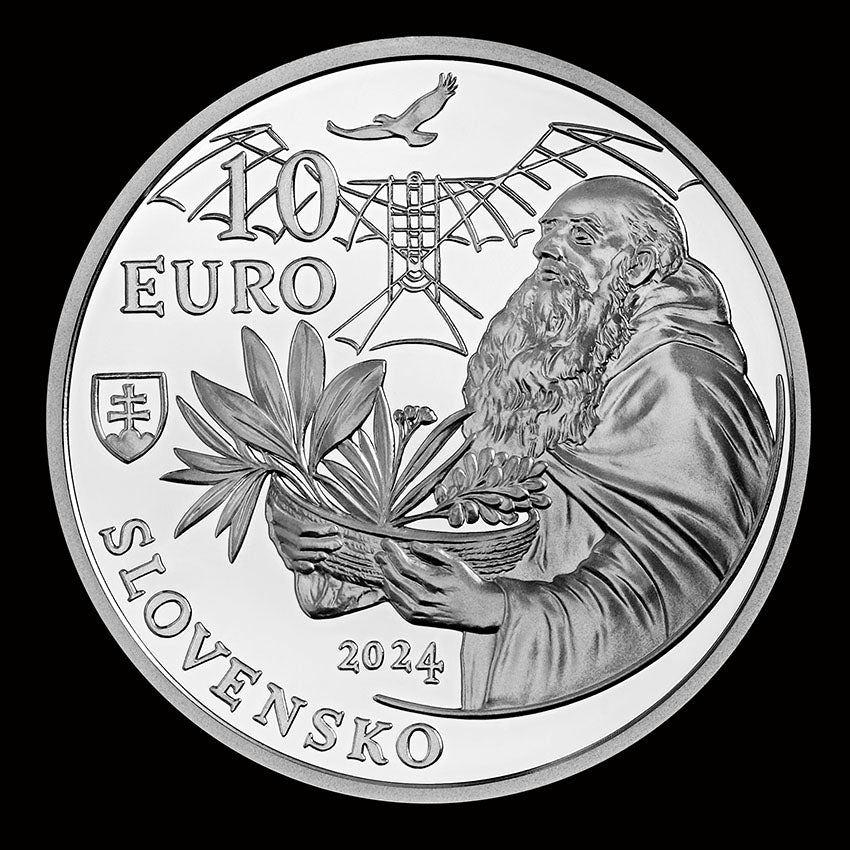 10 EURO/2024 - Fráter Cyprián z Červeného Kláštora - 300. výročie narodenia - BK