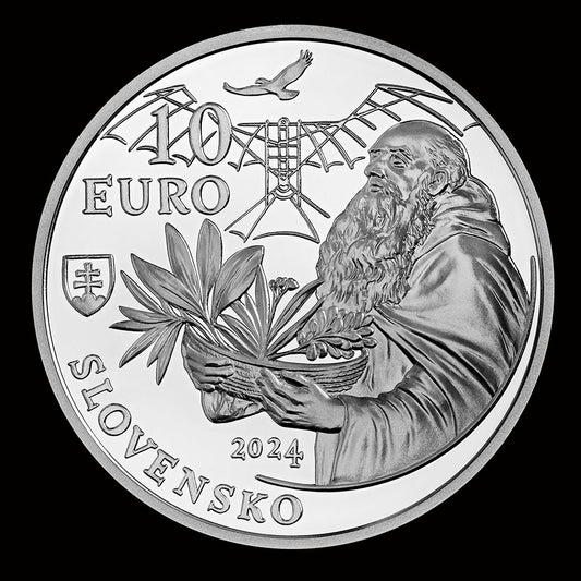 10 EURO/2024 - Fráter Cyprián z Červeného Kláštora - 300. výročie narodenia