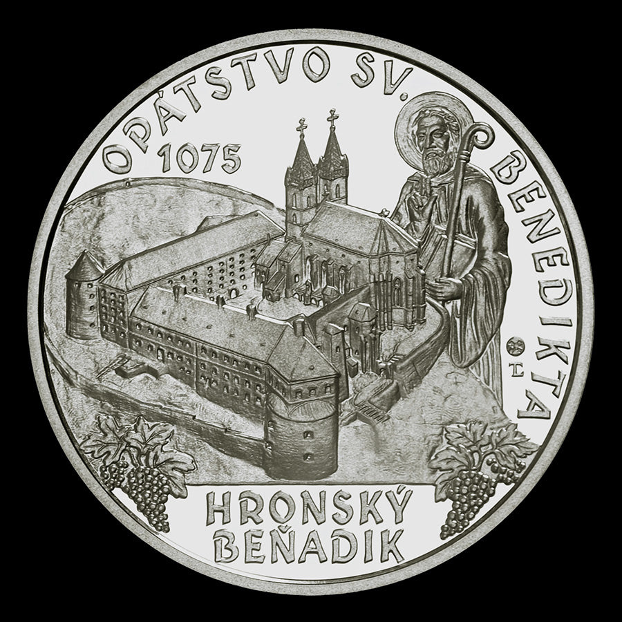 10 EURO/2025 - Benediktínske opátstvo v Hronskom Beňadiku - 950. výročie založenia - BK